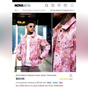Fashion Nova Men Jacket